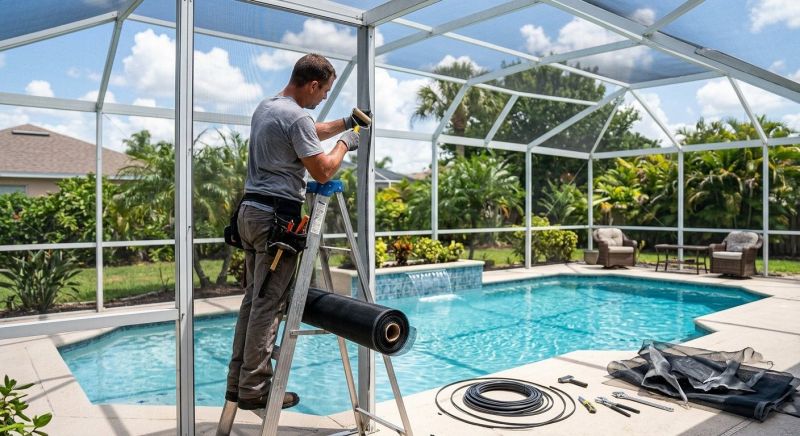 Pool Cage Restoration Service