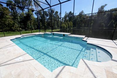 Refinished Pool Cage Structure